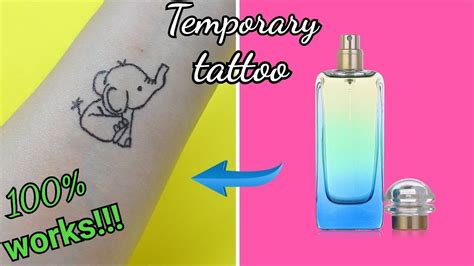 how to make a fake tattoo perfume|make your own temporary tattoo.